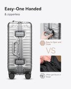 All Aluminum Carry On Suitcase (Silver / Carry-On 20-Inch)