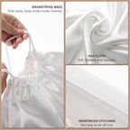 6 Pack 19.6 x 15.7 in Dust Bags for Purses and Handbags (19.6x15.7 inch (silk bags))