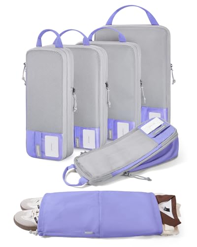 6 Set Compression Packing Cubes for Travel (Very Peri / Set of 6)