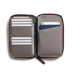 Travel Folio Leather Passport Wallet (Sienna)