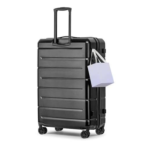 Luggage Sets 3 Piece Hardshell 20" (Black / 3-Piece Set (20/24/28))
