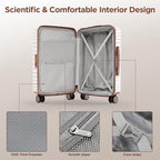 Expandable Luggage (White / DB/TB/24in)