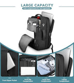 Travel Backpack (Black / 17.3 Inch (20''x13''x10''))