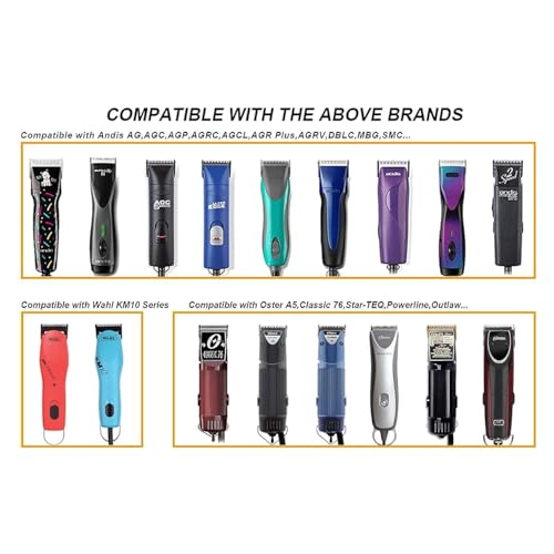 Dog Grooming Ceramic Blades Set (T-10(2 Pcs))