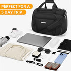 Underseat Carry On Luggage Bag (Black / 16IN)