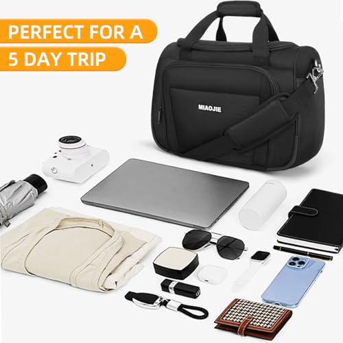 Underseat Carry On Luggage Bag (Black / 16IN)