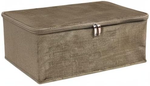 ANMINY 2PCS Storage Bins with Zipper Lids 13 Qt Lidded Fabric Storage Boxes - Image 8