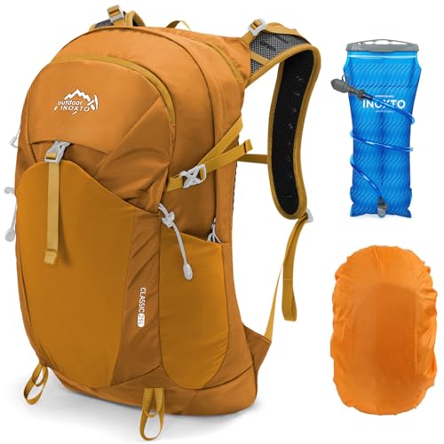 Hiking Hydration Backpack with 2L (Turmeric-3L Water Bladder)