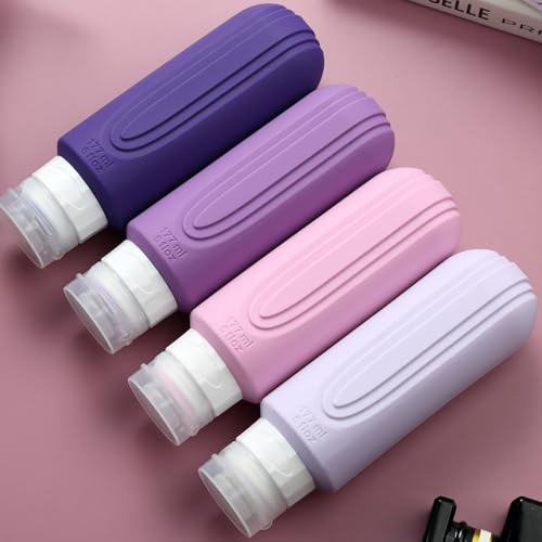 Travel Bottles for Toiletries (Purple-6oz)