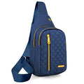 Small Sling Bag For Women Men Casual Crossbody Sling Backpack (Blue-801)