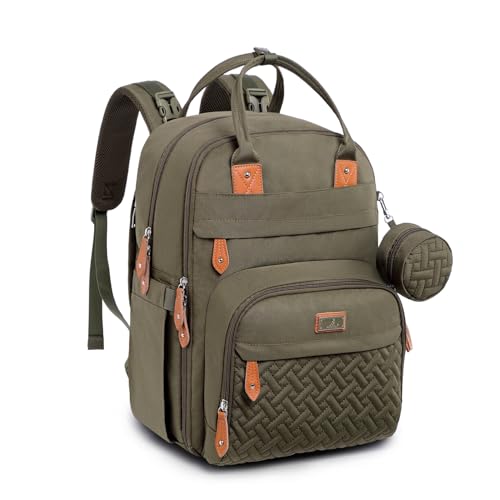 Diaper Bag Backpack (Large / Army Green)