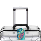 Sea Turtle Leather Luggage Tag with Stainless Steel Ring (1 PCS / Sea Turtle3)