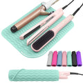 Plus Size Silicone Heat Resistant Mat for Hair Tools (Green)