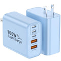 USB C Charger Block (2packs 100W / Blue)