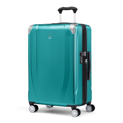 Pathways 3 Hardside Checked Luggage Suitcase (Checked Medium 25 Inch / Kayak Teal)