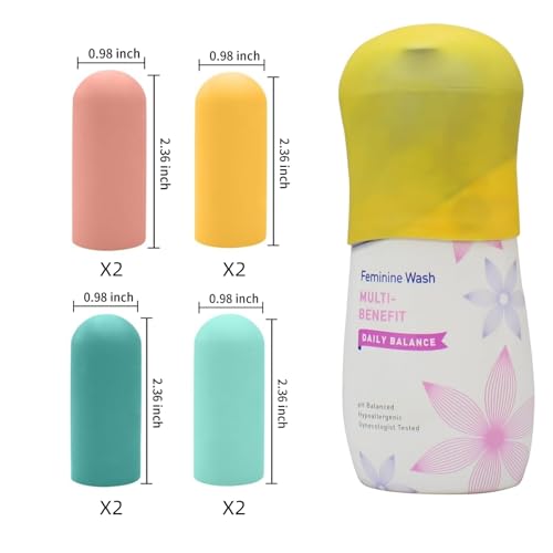 10 Pack Silicone Bottle Covers Travel Essentials for Women Men (10 Pack)