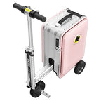 SE3S Smart Rideable Suitcase Electric Luggage Scooter For Travel (pink)
