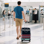 Travel Luggage Cover Suitcase Cover Protector Skins 18 (TRAVELING / XL (for 29--32 inch luggage))