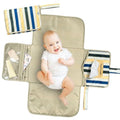 Portable Diaper Changing Pad (Retro Stripes)