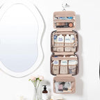 Travel Toiletry Bag for women (Large / Peach Pink)