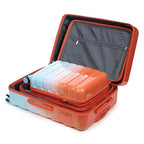 3 Piece Luggage Sets (Red+Blue)