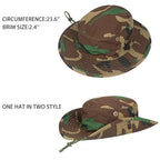Sun Hats for Men Women Safari Hat Foldable Fishing Hat UPF 50+ Bucket Hat (1pack-green Camo2)