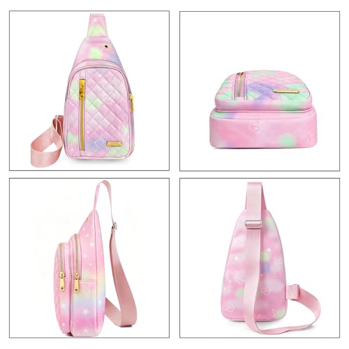 Small Sling Bag Casual Crossbody Sling Backpack (801s-pgreen)