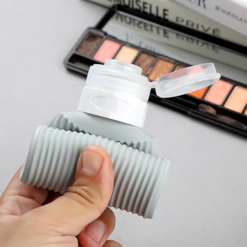Travel Bottles for Toiletries (6 Ounces / Grey)