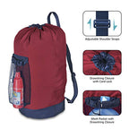 Backpack Laundry Bag (Red)