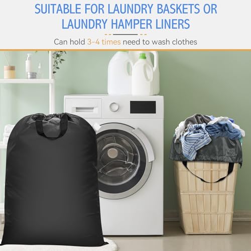 Extra Large Laundry Bag With Handles (Extra Large Laundry Bag With Handles (Black))