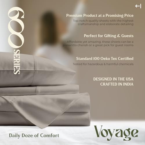 100% Egyptian Cotton Sheets California King Size (California King / 11 - Taupe)