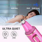 Nose Hair Trimmers for Women Men (Rose)