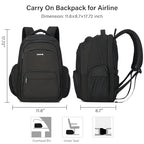 College Laptop Backpack Multi (18 Inch / Black)