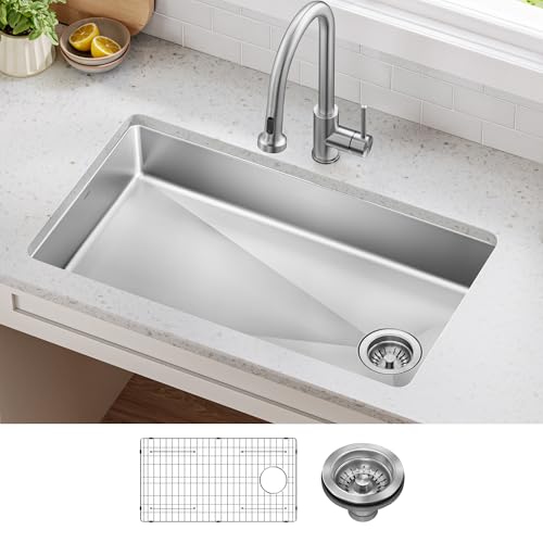 Fairlane 33 inch ADA Compliant Undermount Single Bowl 18 (33 Inch / Non-Workstation Undermount)