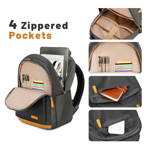 Waterproof Travel Backpack for Adults (Beige)
