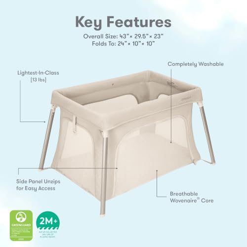 Compact Travel Crib & Play Yard (Sand / Compact Travel Crib & Play Yard)