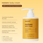 Collagen Cream + Manuka Honey Cream Body Lotion & Face Moisturizer Skin Care Bundle For Women & Men (15 Fl Oz (Pack of 2) / Collagen + Manuka Honey Cream Set)