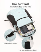 Foldable 20l Backpack For Travel Lightweight Hiking Packable Daypack for Men Travel Camping Outdoor Bag Women (Sky Blue)