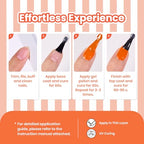 beetles Orange Gel Polish (M - Coral Orange | Citrus Pop)