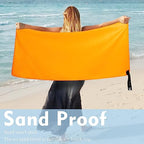 Microfiber Travel Towel (Orange / S:16"×32")