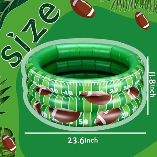 Inflatable Football Party Cooler (Green / Football)