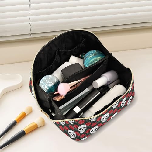 Makeup Organizer Bag (Skulls 007)