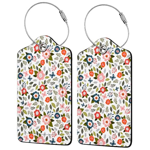 Blooming Flower Luggage Tags for Suitcases (Blooming Flower)