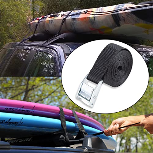 1 in x 12 ft Lashing Straps (12 PK / Black)
