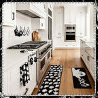 10 Pcs Halloween Kitchen Decor Set (Black, White / Cute Ghost)