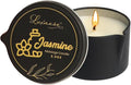 Low Temperature Pure Natural Soybean Oil Candle Massage Wax, Home Scented Aromatherapy Candle for Body Treatment and Skin Moisturizing Jasmine Scent 2.35 OZ