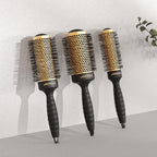 Round Brush for Blow Out (black gold / 2.1 Inch)