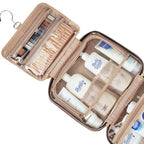 Travel Toiletry Bag for women (Large / Rosewood-Pink)