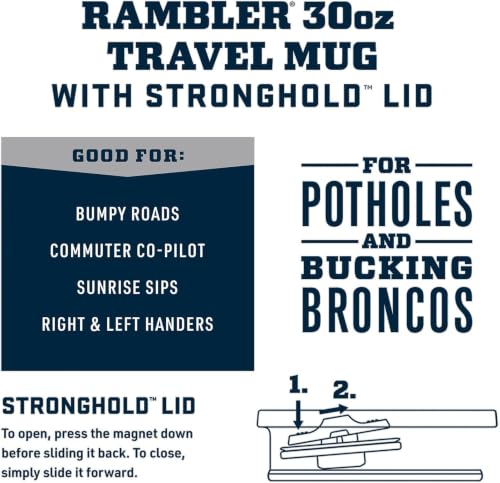 Rambler 30 oz Travel Mug (Tropical Pink)