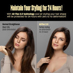 Hair Straightener and Curler 2 in 1 by BeKind Flex (Golden / 1 inch)